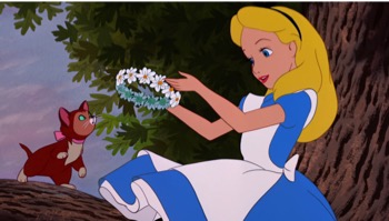 Il colloquio di Alice con il suo gattino è l'inizio della storia informatica. Alice si domanda perchè nel libro di storia non c'erano imamagini e dialoghi......